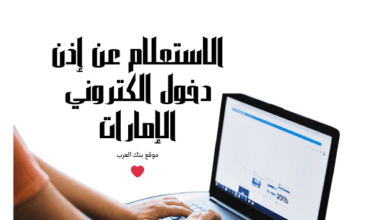 خلال 10 دقائق فقط !! الاستعلام عن إذن دخول الكتروني الإمارات