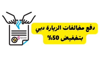 دفع مخالفات الزيارة دبي بتخفيض 50%