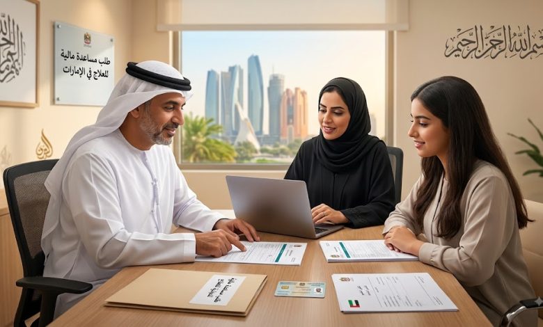 طلب مساعدة مالية للعلاج